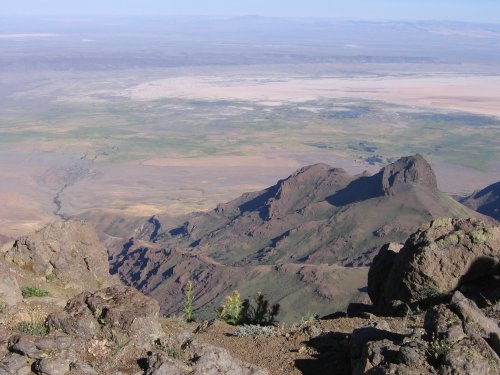 Steen's Mountain - view to east over Alvord Desert